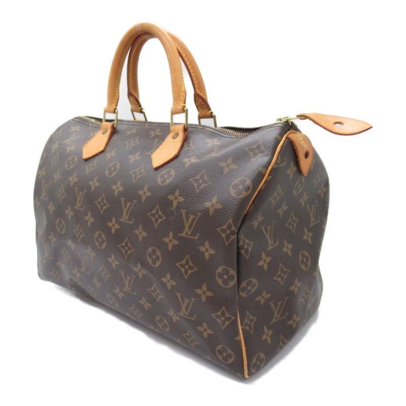Louis Vuitton Speedy 35 Handbag Monogram Brown - Barde - Image 3