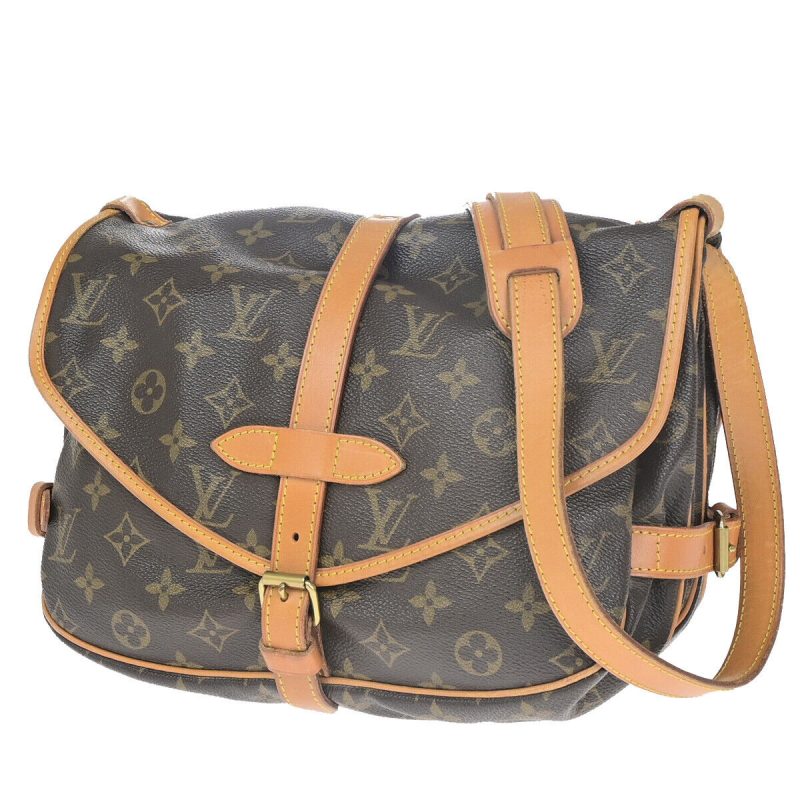 Louis Vuitton Saumur 30  Canvas Shoulder Bag - Barde