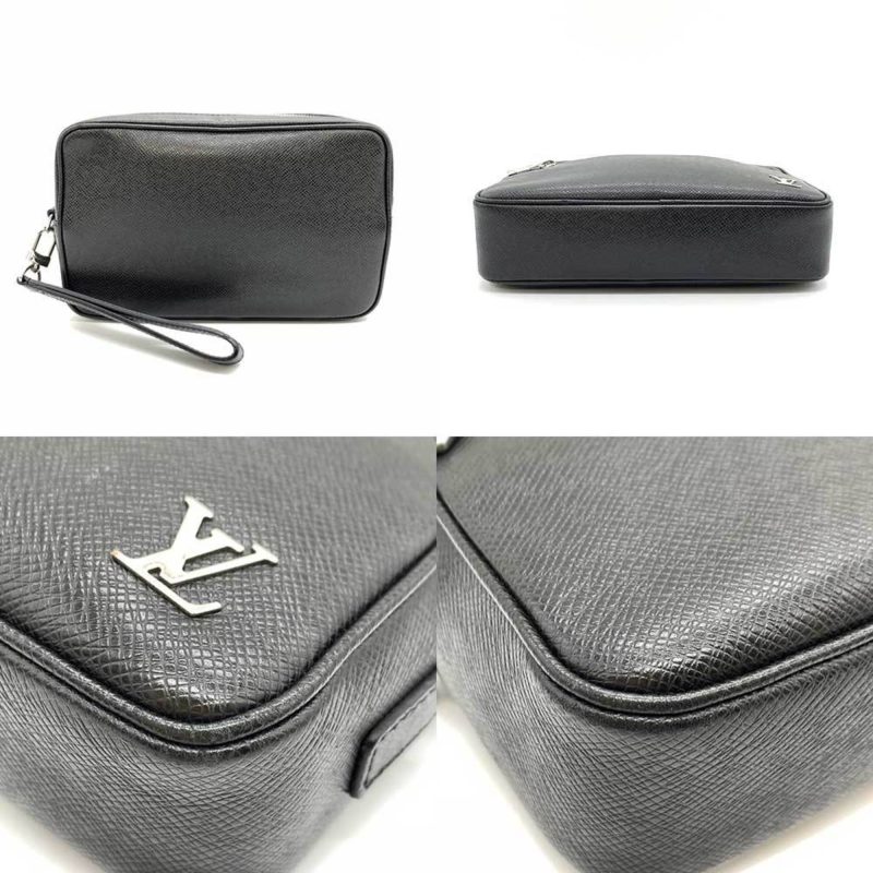 Louis Vuitton Pochette Kasai  Leather Clutch Bag - Barde - Image 2