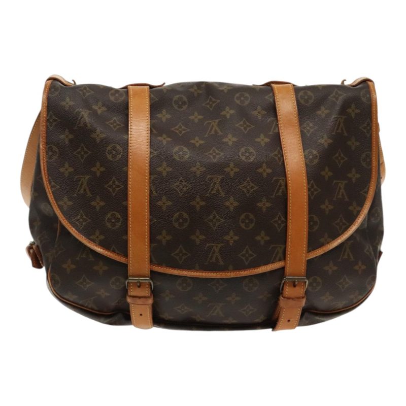 Louis Vuitton Saumur 43  Canvas Shoulder Bag - Barde - Image 2