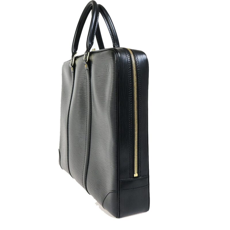 Louis Vuitton Porte Documents Voyage  Leather Handbag - Barde - Image 3