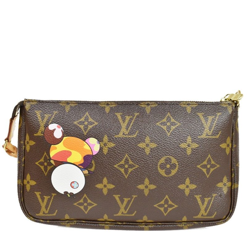 Louis Vuitton Pochette Accessoires  Canvas Clutch Bag - Barde - Image 2