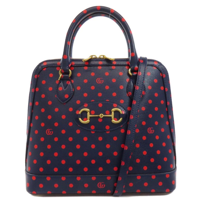 Gucci Navy  Color Leather Handbag (Pre-Owned) - Barde