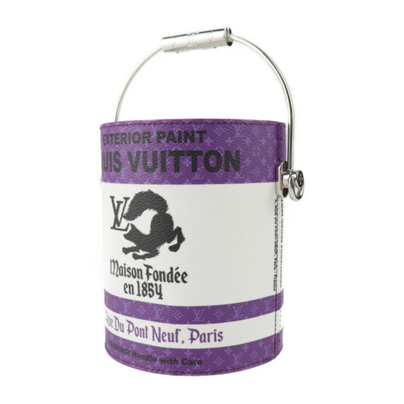 Louis Vuitton Paint Can  Leather Handbag - Barde - Image 4