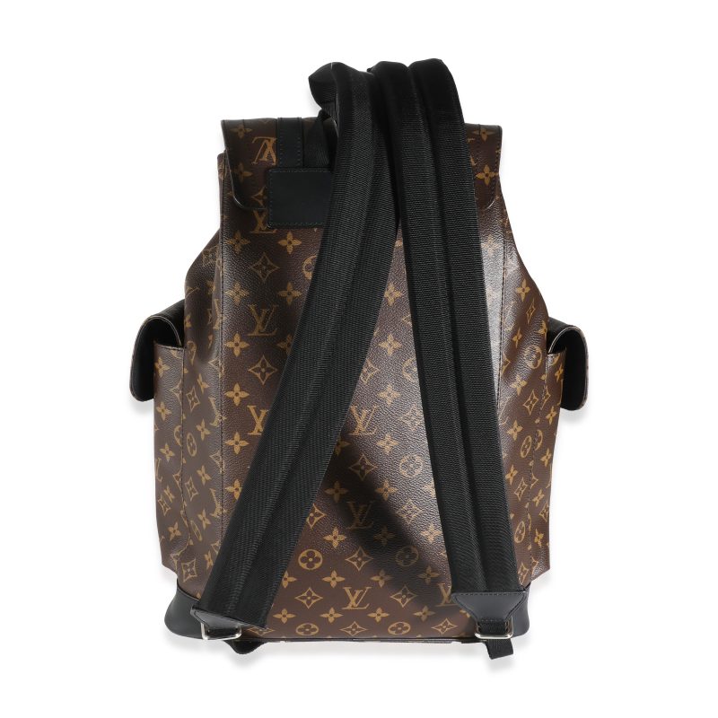Louis Vuitton Monogram Macassar Canvas Christopher Backpack MM - Barde - Image 2