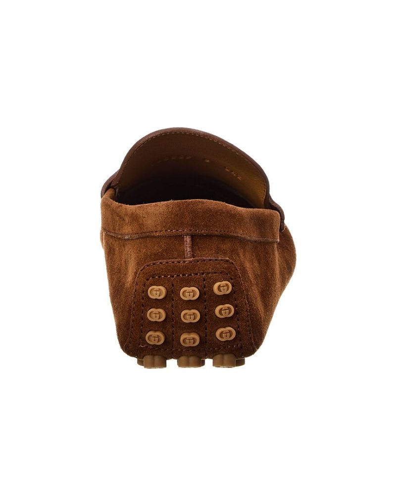 Gucci Horsebit Suede Driver - Barde - Image 3