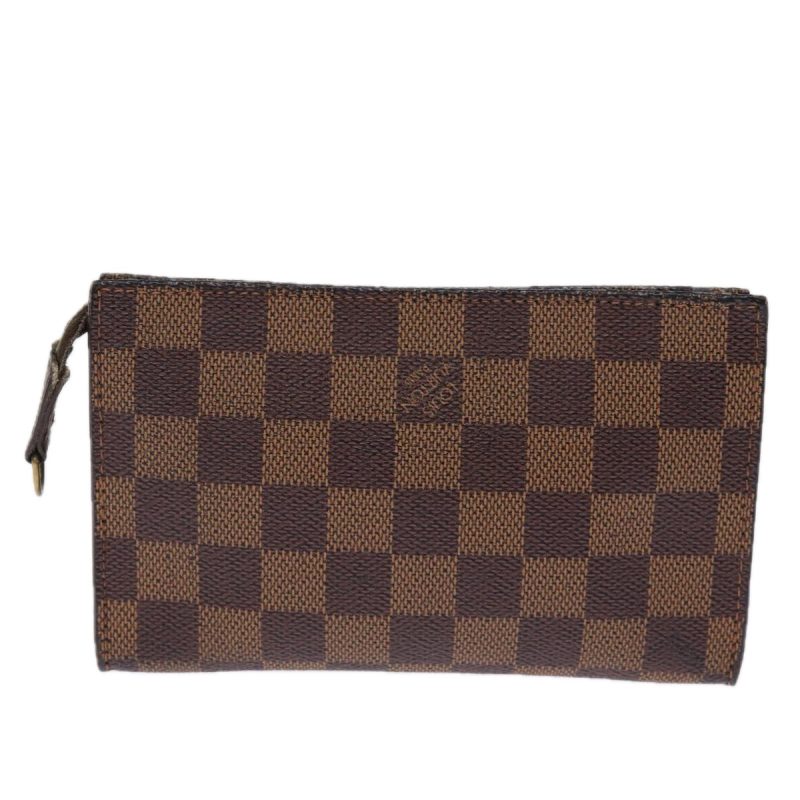 Louis Vuitton Poche Toilette  Canvas Clutch Bag - Barde - Image 2