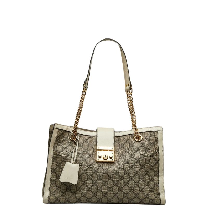 Gucci Padlock  Canvas Shoulder Bag () - Barde