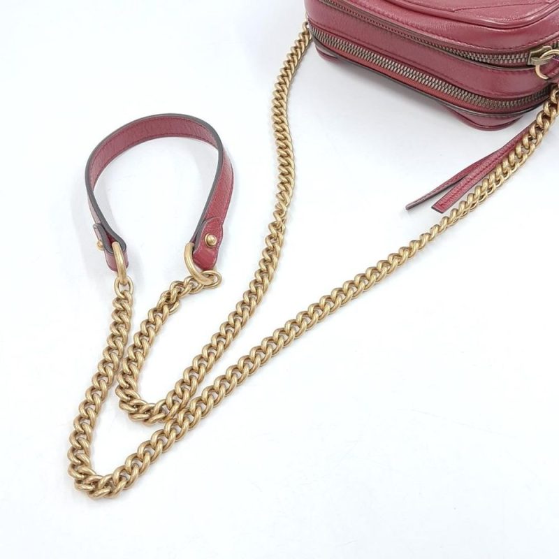Gucci Marmont Chain Cross Bag - Barde - Image 4