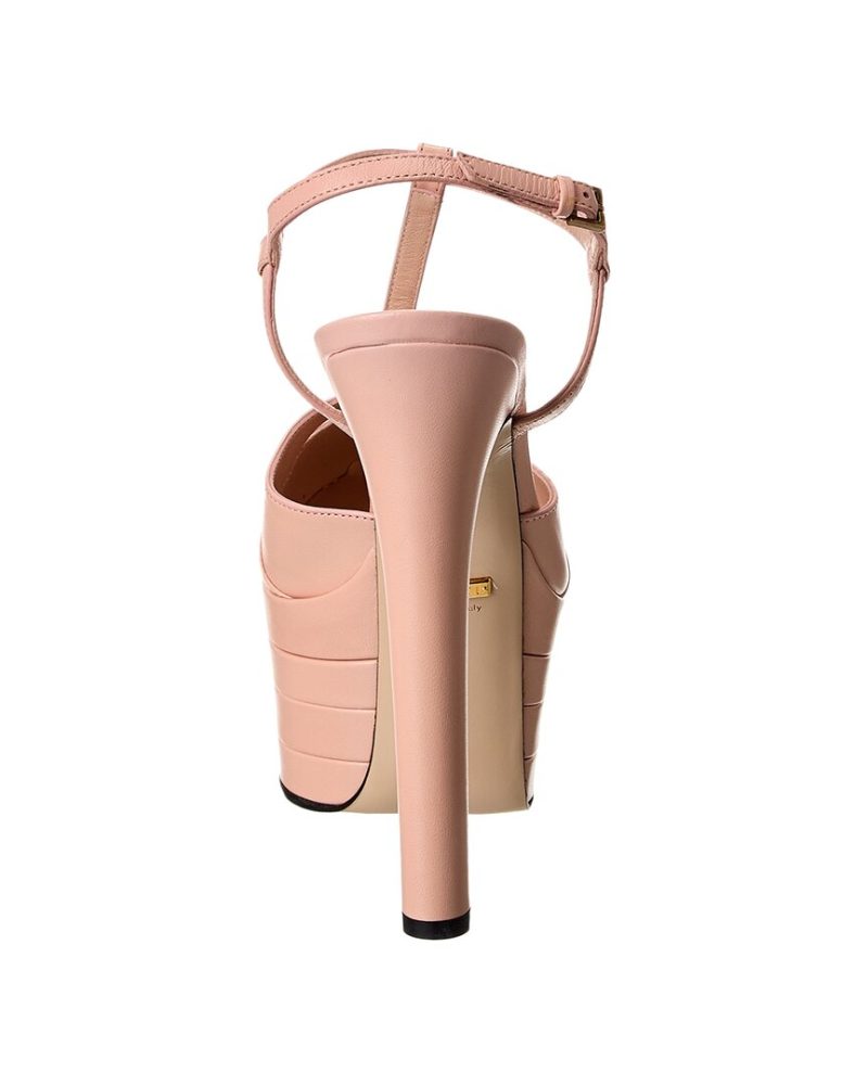 Gucci Leather Platform Pump - Barde - Image 3