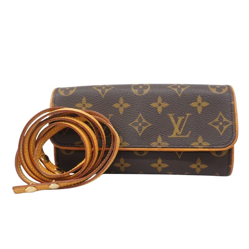 Louis Vuitton Pochette Twin  Canvas Clutch Bag - Barde