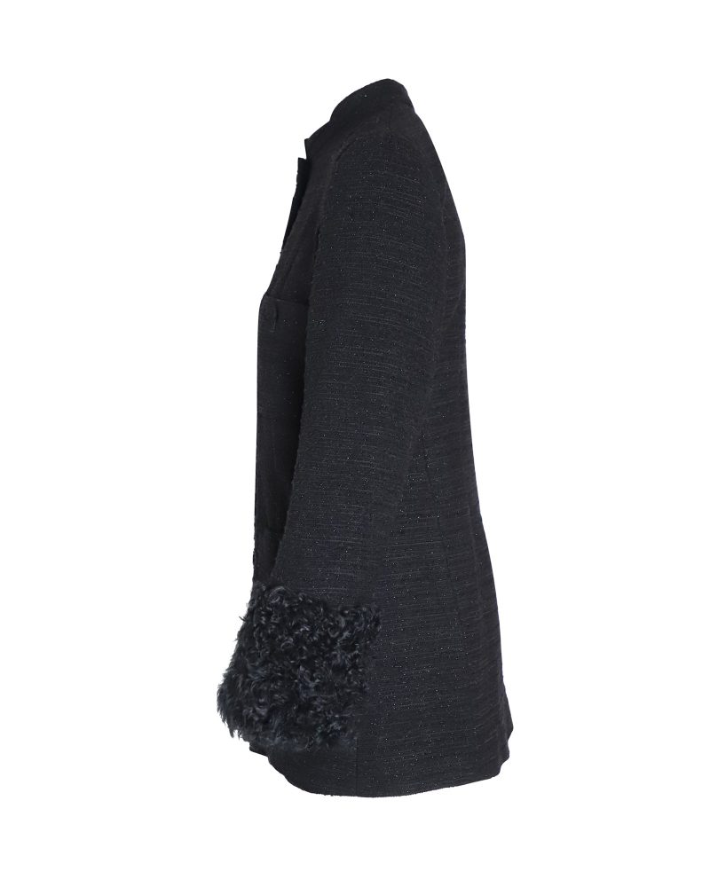 Gucci Tweed Jacket in Black Wool - Barde - Image 3