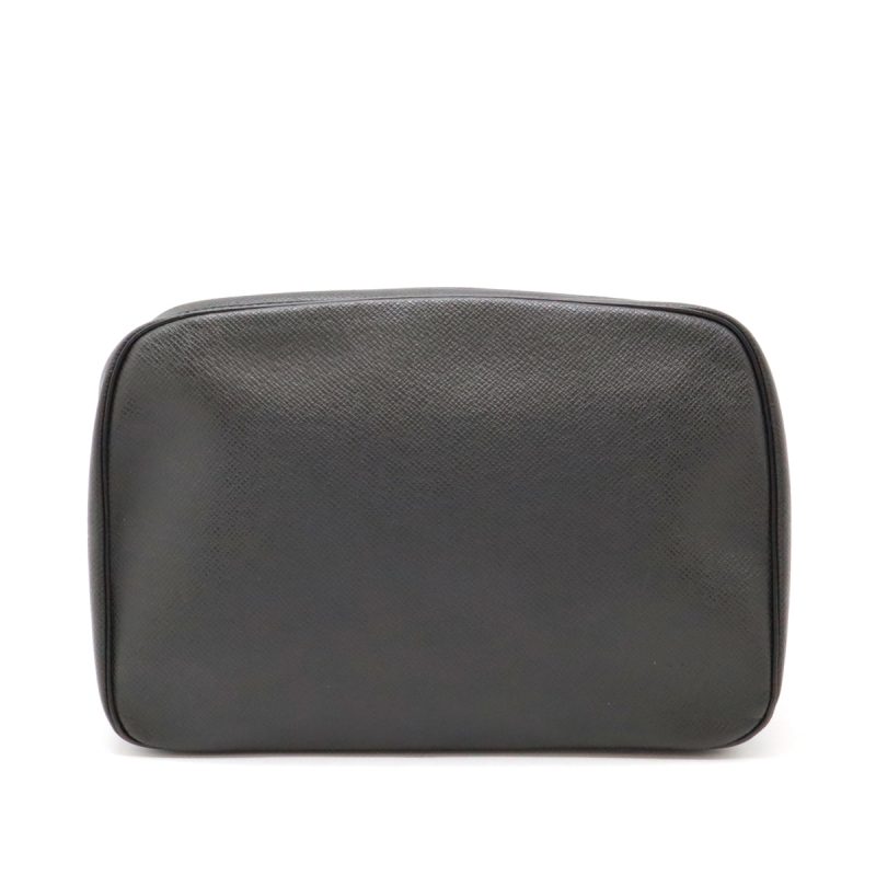 Louis Vuitton Taiga Leather Toiletry Pouch Black - Barde