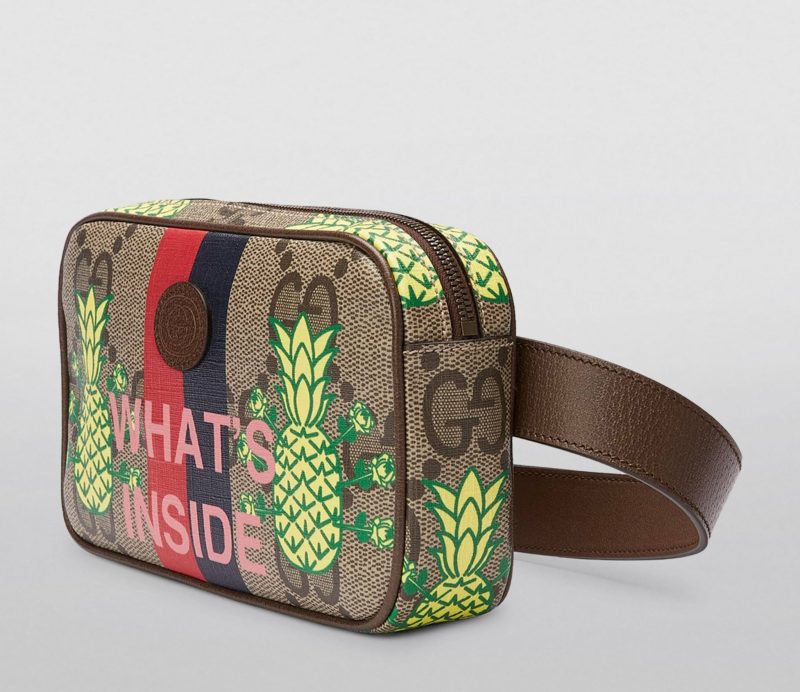 Gucci Pineapple Print GG Supreme Belt Bag - Barde - Image 2