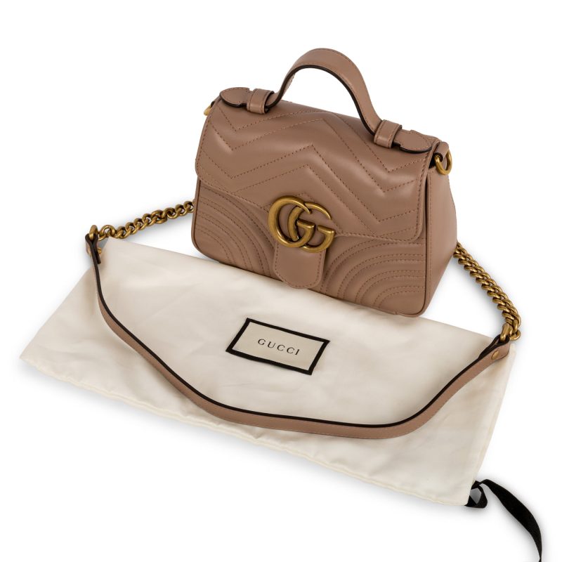 Gucci Mini Marmont Top Handle - Barde - Image 9