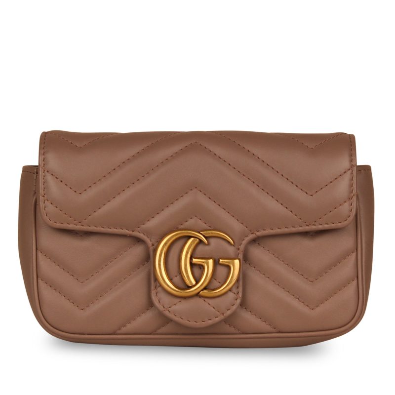 Gucci Super Mini Marmont - Beige - Barde