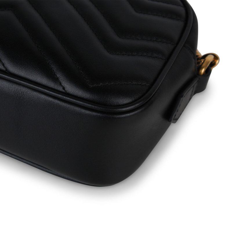Gucci Mini Marmont - Black - Barde - Image 6
