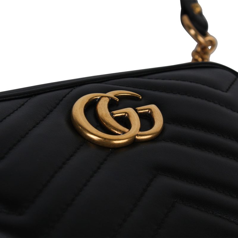 Gucci Mini Marmont - Black - Barde - Image 8