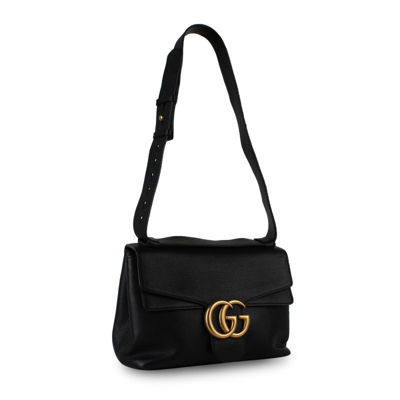 Gucci Marmont Leather Shoulder Bag - Barde - Image 2