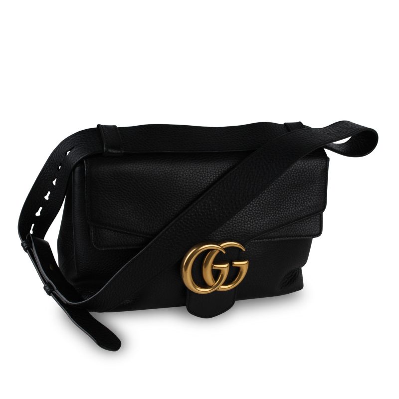 Gucci Marmont Leather Shoulder Bag - Barde - Image 9