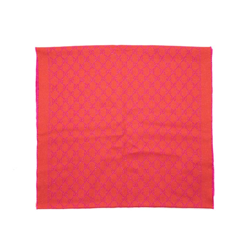 Gucci Shawl Hot Pink/ Orange 48x180cm - Barde - Image 2