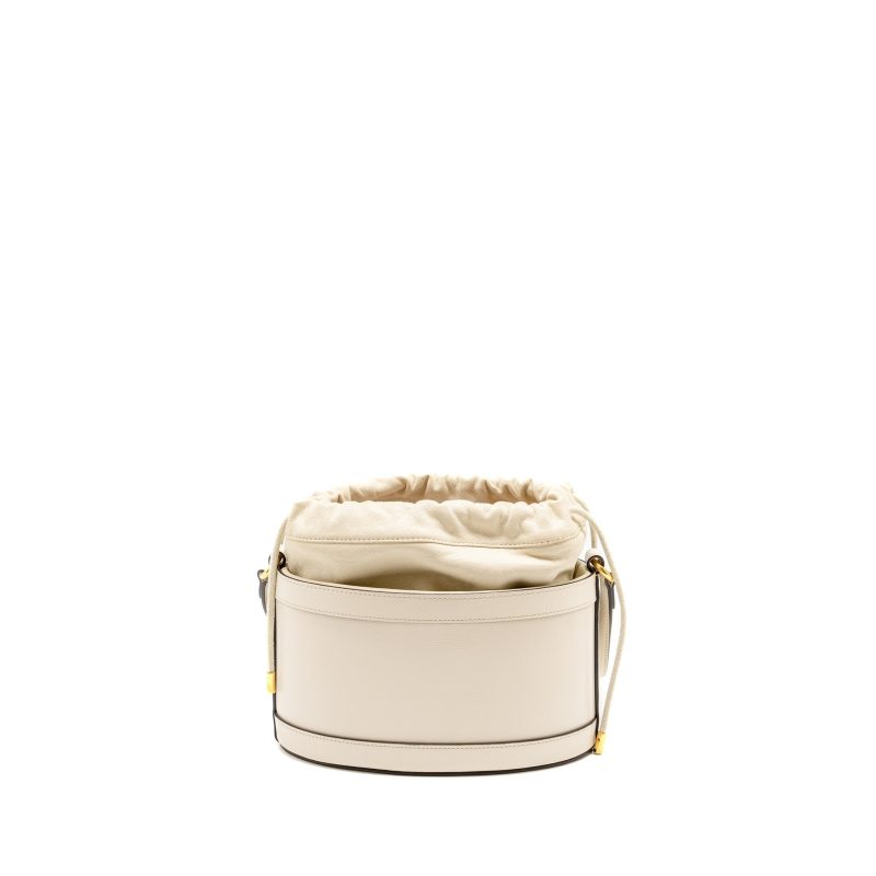 Gucci 1955 Horsebit Bucket Tote Bag Calfskin White GHW - Barde - Image 2