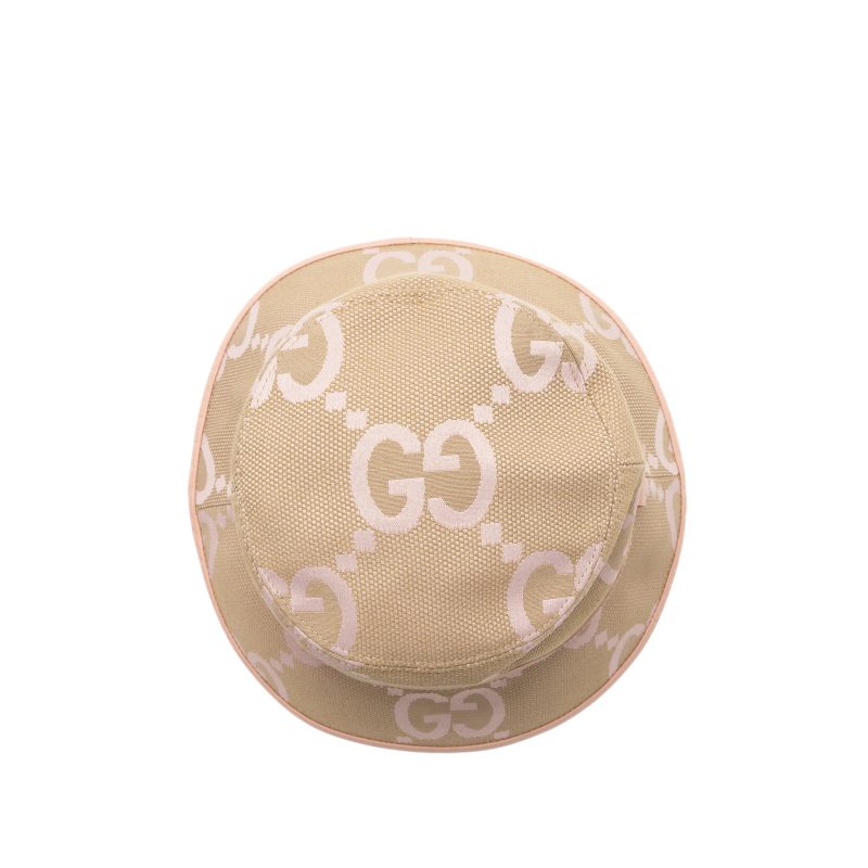 Gucci Size L Jumbo GG Bucket Hat Pink/Multicolour - Barde - Image 3