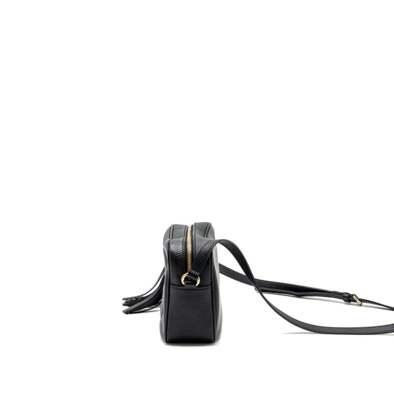 Gucci soho disco camera bag grained calfskin black GHW - Barde - Image 4