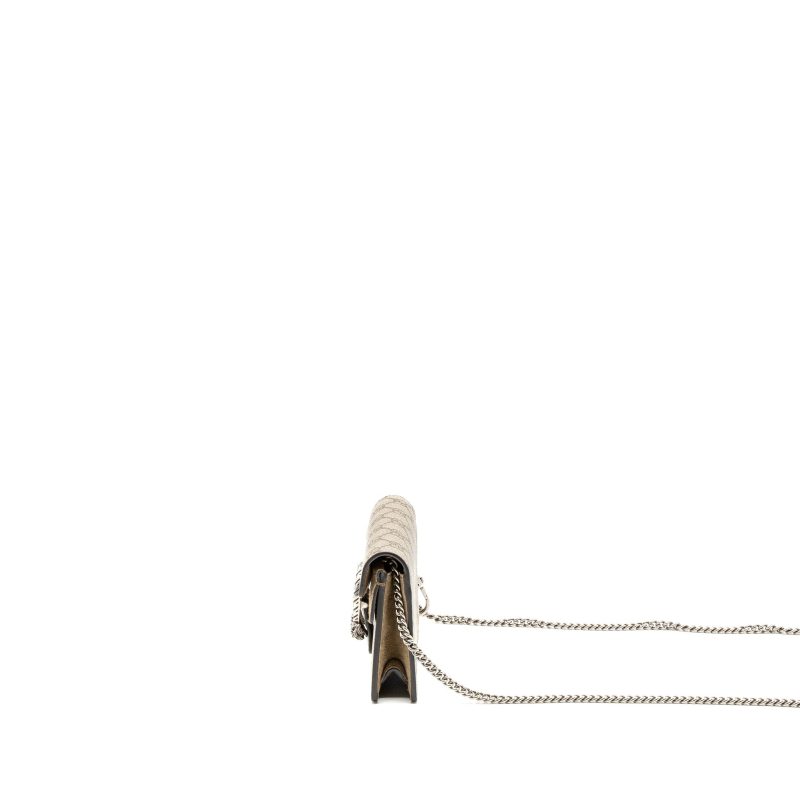 Gucci Dionysus Super Mini Bag GG Supreme/Suede Beige SHW - Barde - Image 4