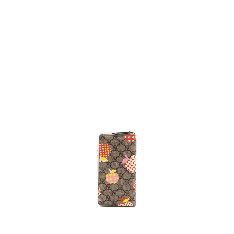 Gucci zipper wallet GG supreme canvas with print multicolor LGHW - Barde - Image 6