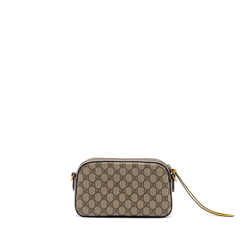 Gucci GG Supreme Camera Bag Canvas/ Leather GHW - Barde - Image 2