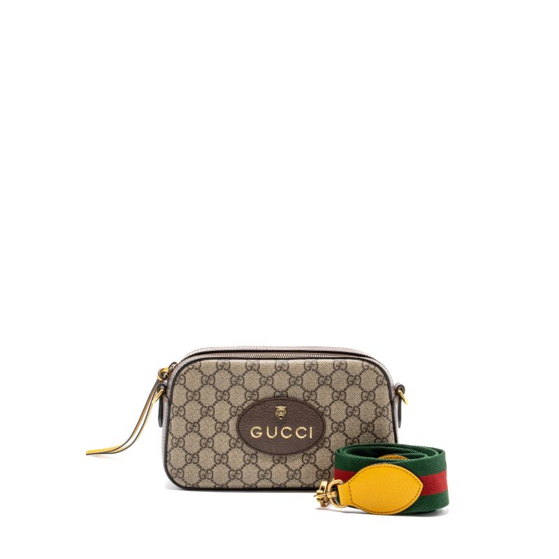 Gucci GG Supreme Camera Bag Canvas/ Leather GHW - Barde