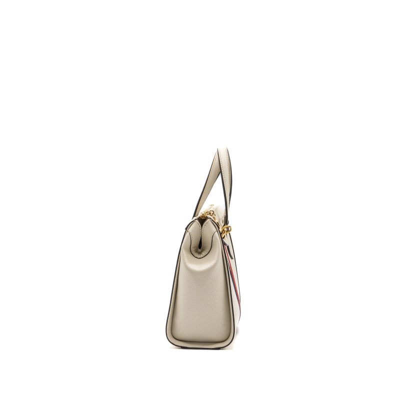 Gucci Ophidia Small Tote Bag Calfskin White/ Multicolour GHW - Barde - Image 3