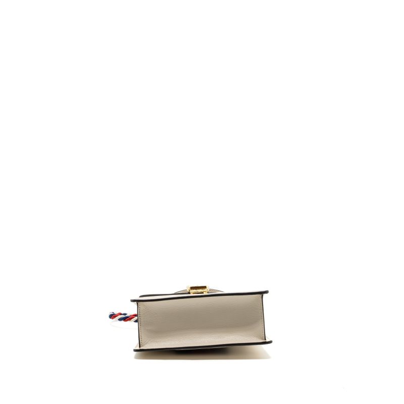Gucci Sylvie Top Handle Bag Limited Edition leather White GHW - Barde - Image 5