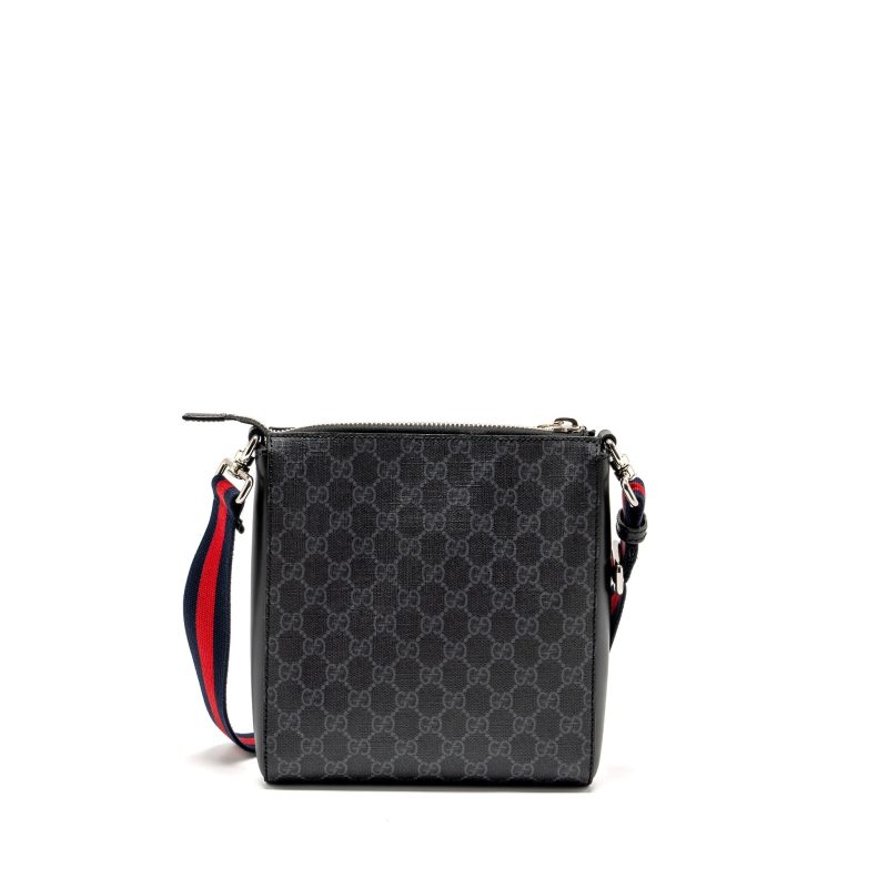 Gucci Messenger Bag GG Supreme Canvas Black/ Multicolour SHW - Barde - Image 2