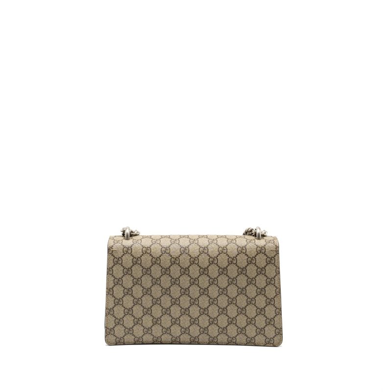Gucci Dionysus GG shoulder bag GG supreme canvas / suede beige SHW - Barde - Image 2