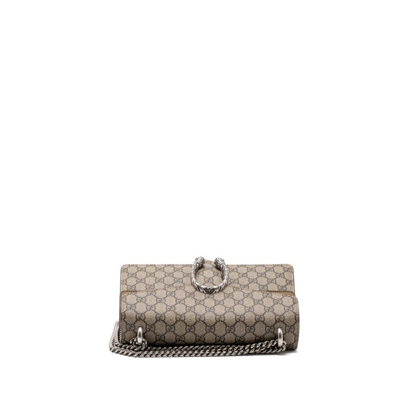 Gucci Dionysus GG small Supreme canvas/taupe suede Beige SHW - Barde - Image 5
