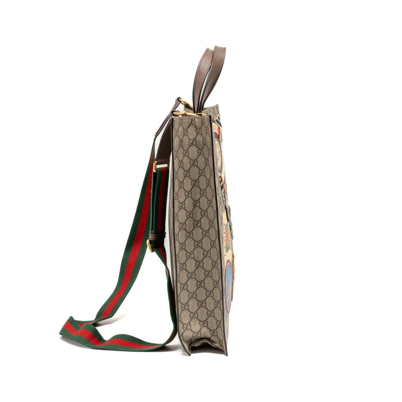 Gucci Soft Tote Bag GG Supreme Canvas GHW - Barde - Image 3