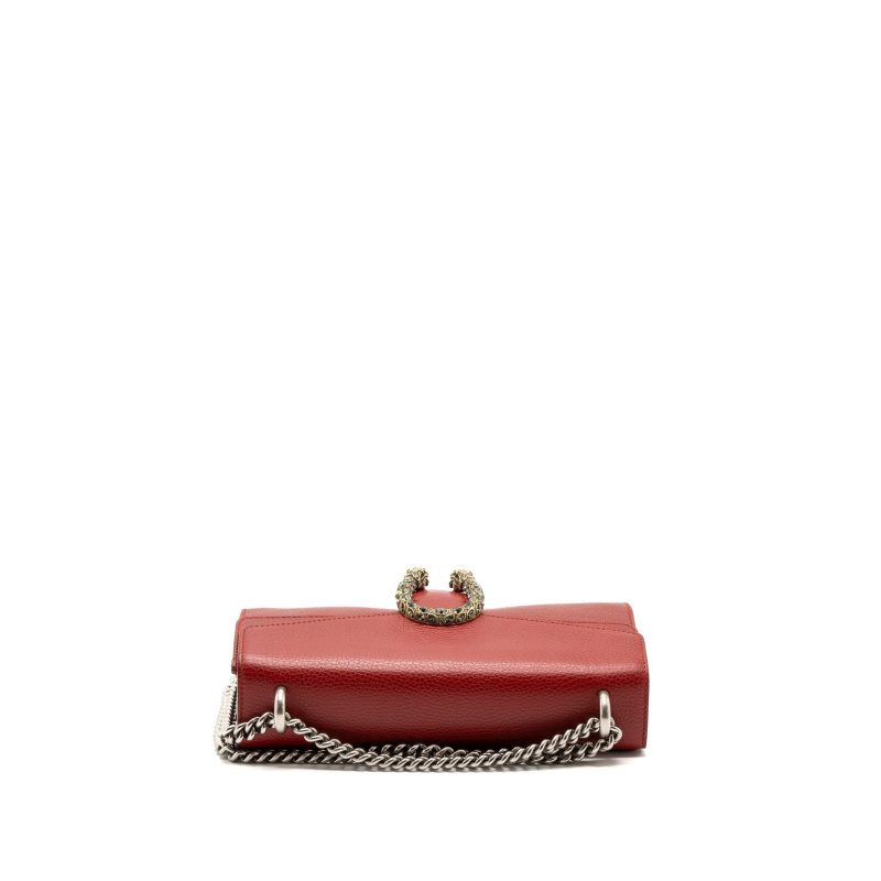 Gucci Small Dionysus Bag Calfskin Red Multicolour Hardware - Barde - Image 5