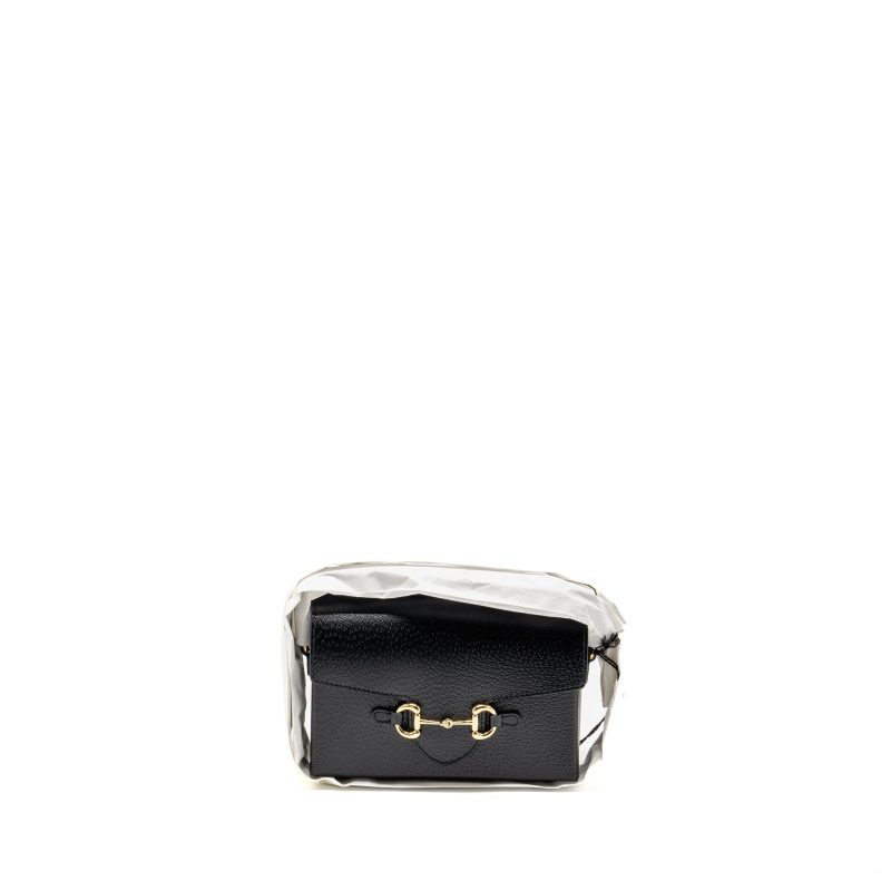 Gucci 1955 Horsebit Crossbody Bag Calfskin Black GHW - Barde