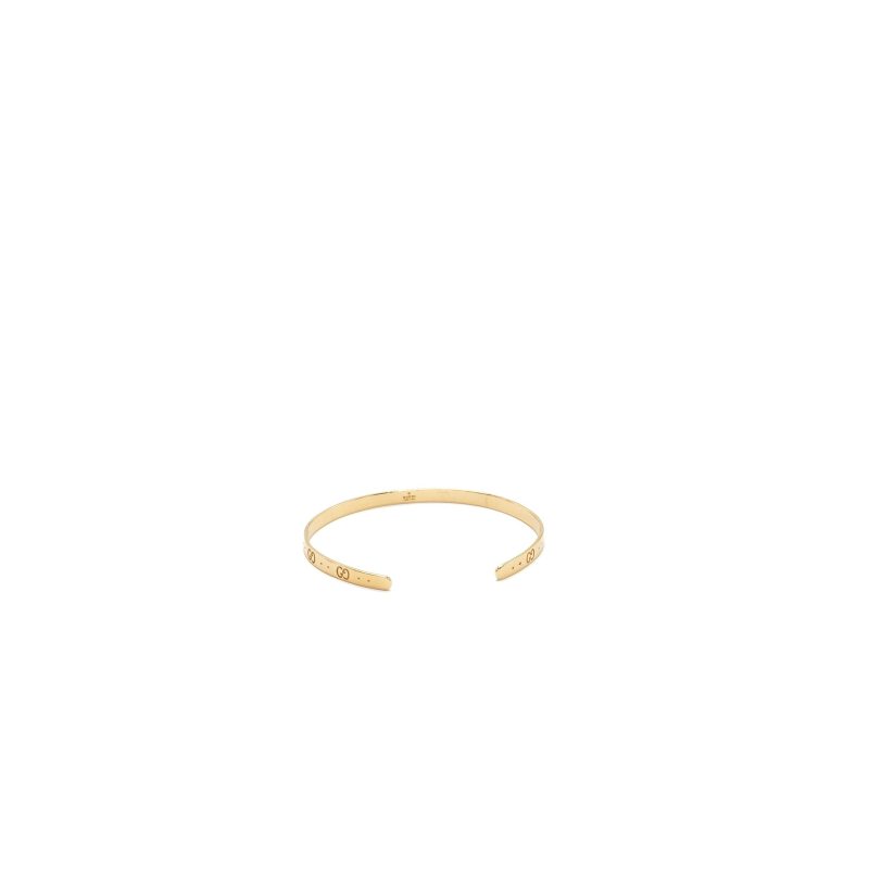 Gucci Size 17 Icon Bracelet 18K Yellow Gold - Barde - Image 4