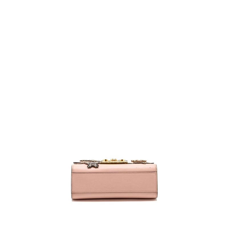 Gucci Padlock Chain Bag Crystal Stars Calfskin Pink GHW - Barde - Image 5