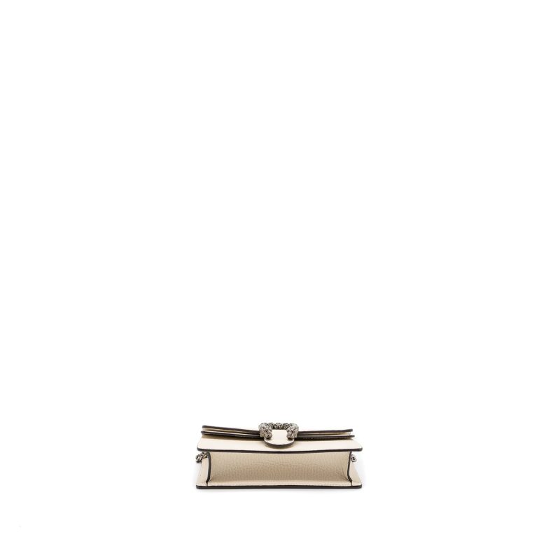 Gucci Super Mini Dionysus Calfskin White ruthenium SHW - Barde - Image 5