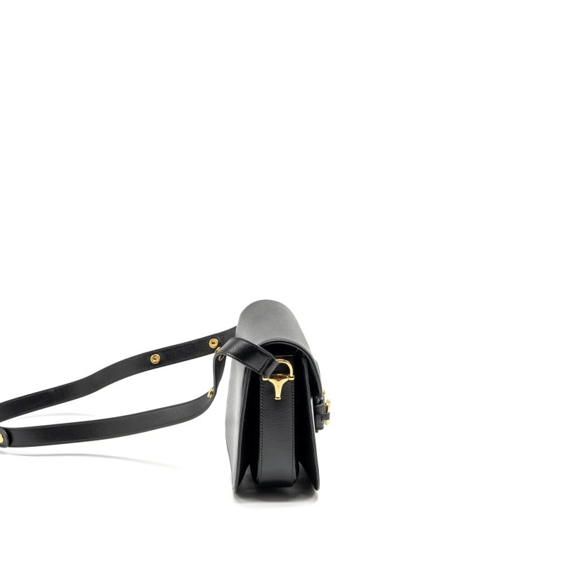 Gucci Horsebit 1955 shoulder bag calfskin black GHW - Barde - Image 3