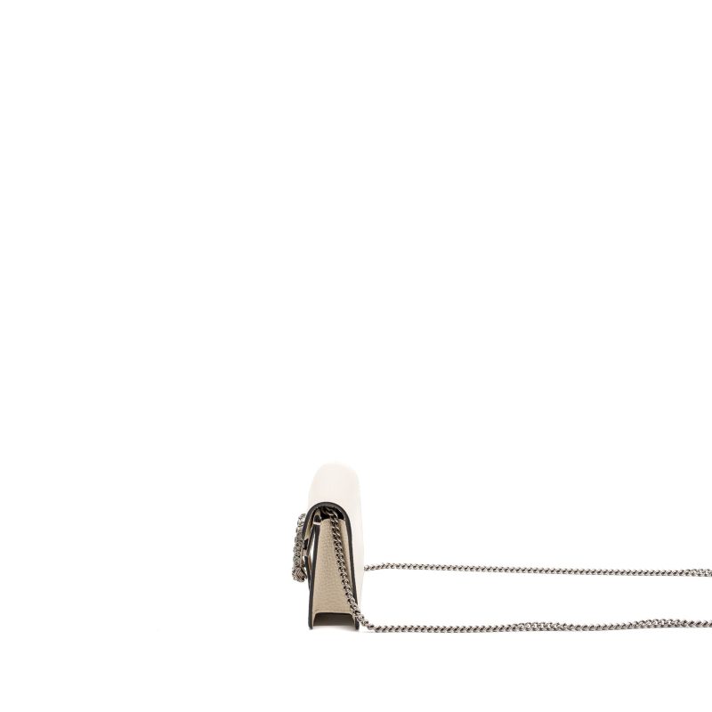 Gucci Super Mini Dionysus Calfskin White ruthenium SHW - Barde - Image 4