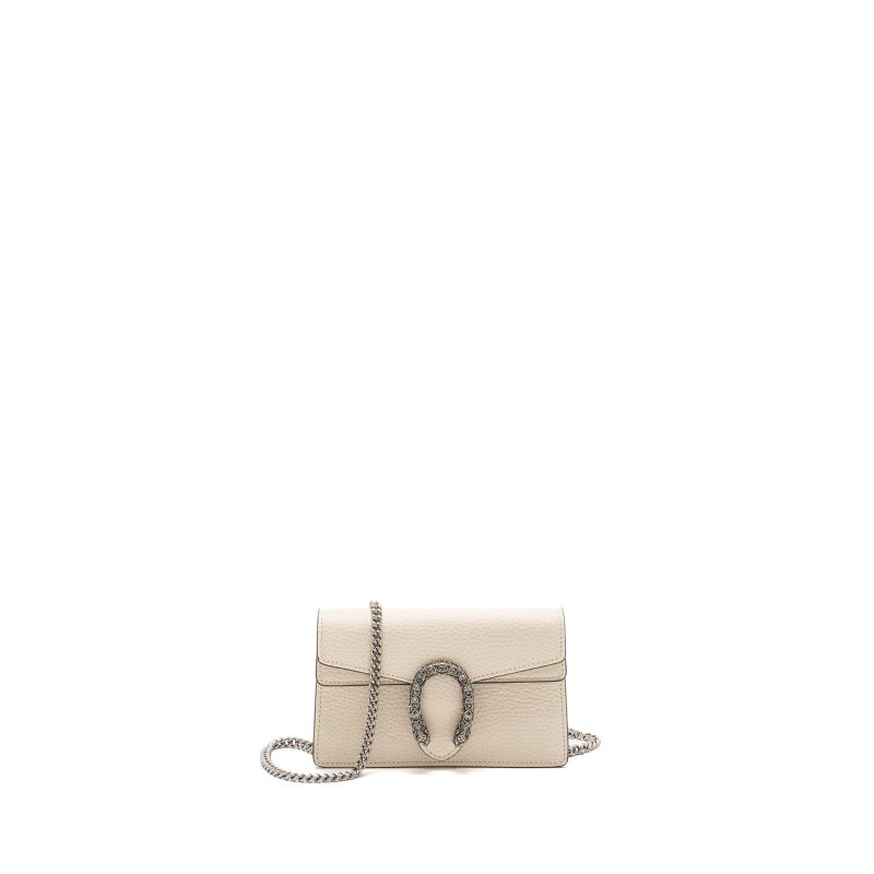 Gucci Super Mini Dionysus Calfskin White ruthenium SHW - Barde