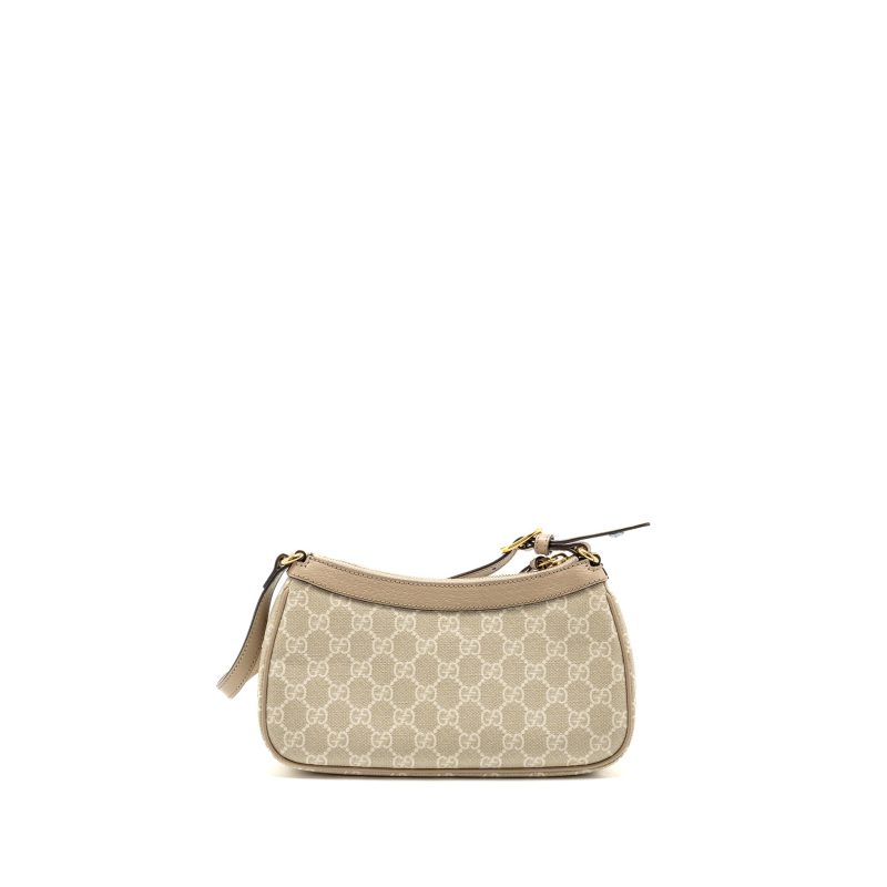 Gucci Ophidia Small Shoulder Bag GG Supreme Canvas Beige / White GHW - Barde - Image 2