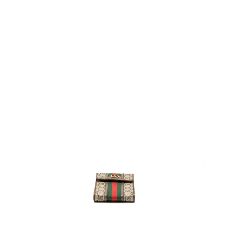 Gucci Ophidia GG vertical flap mini bag GG supermen canvas / calfskin multicolour GHW - Barde - Image 5