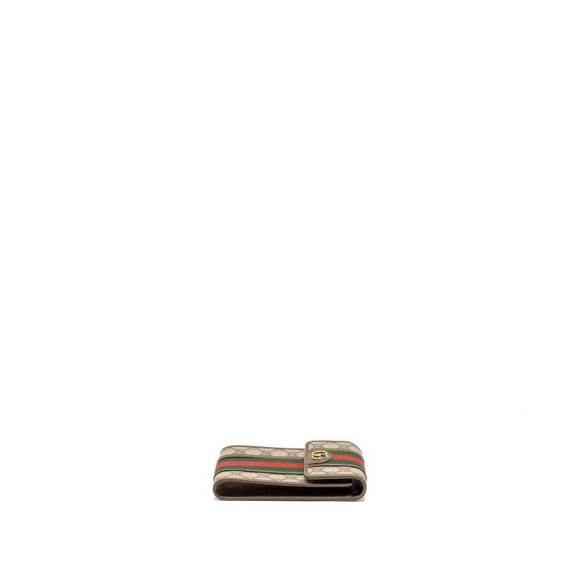 Gucci Ophidia GG vertical flap mini bag GG supermen canvas / calfskin multicolour GHW - Barde - Image 4