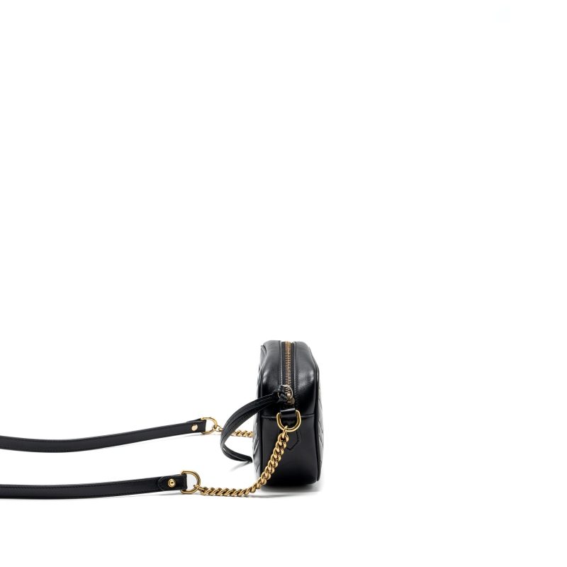 Gucci GG Marmont Camera Bag leather Black GHW - Barde - Image 3